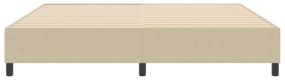 vidaXL Κρεβάτι Box Spring Ανοιχτό Πράσινο Γκρι 200x200 εκ. από Ψάθα