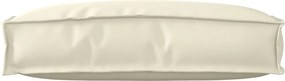 vidaXL Μαξιλάρι Κρεμ 60 x 40 x 12 cm Ύφασμα Όξφορντ