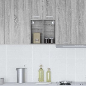 vidaXL Κρεμαστό ντουλάπι Γκρίζο Σονομα 40 x 29,5 x 40 εκ.