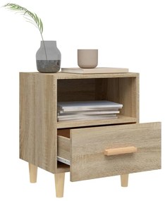 vidaXL Κομοδίνα 2 τεμ. Sonoma Δρυς 40 x 35 x 47 εκ.