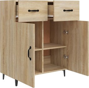 vidaXL Ντουλάπι Sonoma Δρυς 69,5 x 34 x 90 εκ. από Επεξεργασμένο Ξύλο