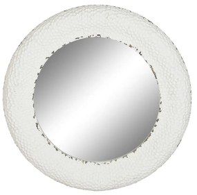 Τοίχο καθρέφτη Home ESPRIT Λευκό 84 X 6 X 84 CM