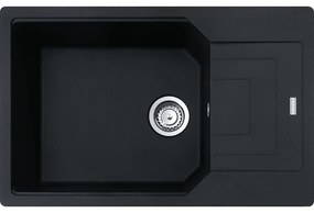 Franke Urban UBG 611-78 XL Matt Black Γρανιτένιος Νεροχύτης 60cm