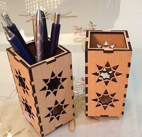 Σετ των 2 Intra απο ξύλο plywood 3mm-4mm πάχος – ξύλο μολυβιού Star Art 20x25 cm INTRAVECTRY-MY558422