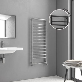 Karag 7 1300 Design Θερμαντικό σώμα μπάνιου Black Matt 10,7x50x130cm