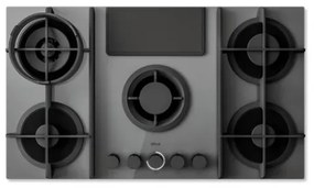 Elica Nikolatesla Flame Evo GR/A/88 Εστία Φυσικού Αερίου Αυτόνομη με Απορροφητήρα 88x51εκ
