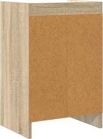 vidaXL Κομοδίνα Sonoma Δρυς 40 x 30 x 60 cm Επεξεργασμένο Ξύλο