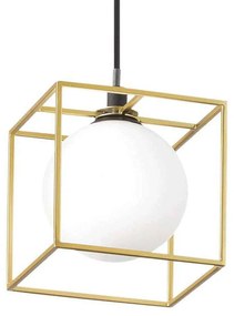 Φωτιστικό Οροφής Lingotto 251103 12x12x37/212cm 1xG9 28W Gold Ideal Lux