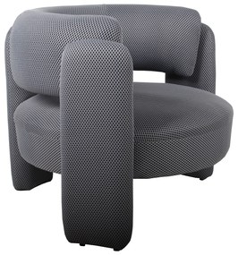 Πολυθρόνα ArteLibre ADRASTEA Γκρι Ύφασμα 94x88x73cm