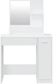 vidaXL Μπουντουάρ Σετ Σετ Λευκό 86,5 x 35 x 136 εκ.