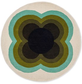 Χαλί Sunflower 060007 Olive Round Orla Kiely 150X150cm Round