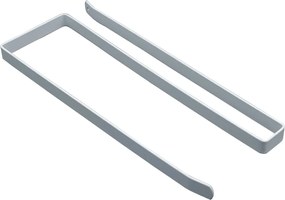 Μεταλλική Βάση Under Shelf για Χαρτί Κουζίνας 25x10cm Άσπρο ή Μαύρο - Άσπρο