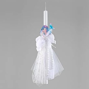 Λαμπάδα βάπτισης με γοργόνα