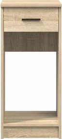 vidaXL Βάση πύργου υπολογιστή με συρτάρι Δρυς sonoma 35x45x77 cm