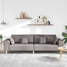 vidaXL Καναπές Taupe 250 x 77 x 76 εκ. ύφασμα
