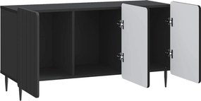 vidaXL Ντουλάπι TV 99 x 34,5 x 52 cm Μαύρο Επεξεργασμένο Ξύλο