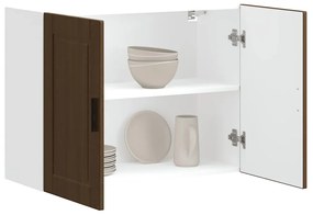 ντουλάπι τοίχου κουζίνας "Porto" Καφέ δρυς καπλαμά Ξύλο