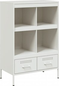 vidaXL Ντουλάπι Λευκό 68x39x101,5 εκ. από Χάλυβα