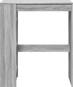 vidaXL Τραπέζι Μπαρ Γκρι Sonoma 90x40x103,5 εκ. από Επεξεργ. Ξύλο