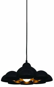 Κρεμαστό Φωτιστικό Οροφής 1xE27 Conall Homelighting-77-4121-Μαύρο 77-4121
