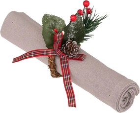 ΕΟΡΤΑΣΤΙΚΌ ΤΡΑΠΈΖΙ BRANCH NAPKIN RING X2 ATMOSPHERA 183355