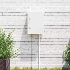 vidaXL Ντουλάπι Ελέγχου Γκρι 37 x 19,5 x 40 εκ ΑΒΣ Πλαστικό