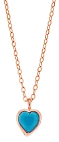 Μενταγιόν Senza Silver 925 Rose Gold Plated