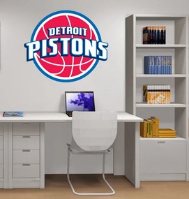 Αυτοκόλλητο τοίχου NBA Detroit Pistons SP89 100cm