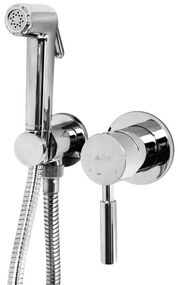 La Torre Flush mix / Tech Chrome Μίκτης Εντοιχισμού 2 Οπών με Ντουζάκι Shut-off 12211-100