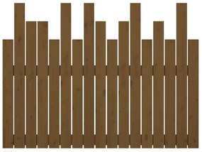 vidaXL Κεφαλάρι Τοίχου Μελί 108x3x80 εκ. από Μασίφ Ξύλο Πεύκου
