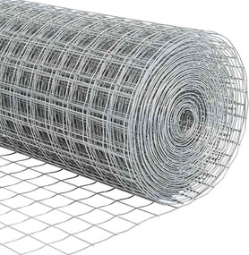 vidaXL Φράχτης Εuro 0,4 x 25 μ Σίδηρος με επικάλυψη PVC
