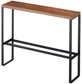 Βάση Για Παντόφλες YMZK5153 12x50x41cm Black Steel,Wood
