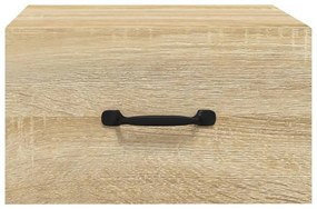 vidaXL Κομοδίνα Επιτοίχια Sonoma Δρυς 35 x 35 x 20 εκ.