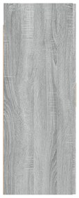 vidaXL Ντουλάπι Τοίχου Κρεμαστό Γκρι sonoma 69,5x34x90 εκ.