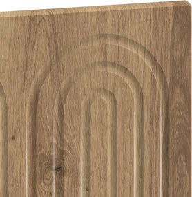 vidaXL Κεφαλάρι Τοίχου ALKMAAR Artisan Δρυς Επεξεργασμένο Ξύλο