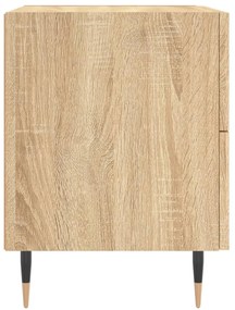 vidaXL Κομοδίνο Sonoma Δρυς 40 x 35 x 47,5 εκ. από Επεξεργασμένο Ξύλο