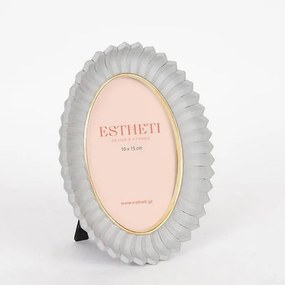 Κορνίζα Για Φωτογραφία 10x15cm 756-12041 15x2.5x20cm Grey- Gold Estheti Home Πολυρεσίνη