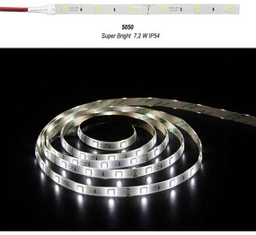 Adeleq Ταινία Led Superbright 5 Μέτρα 12Vdc 7.2W Και 30Led Ανά Μέτρο Ip54 Ψυχρό 30-36123020