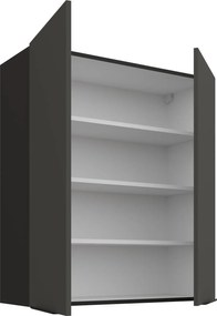 Κρεμαστό ντουλάπι Arianna 80 G 90 2F-Γκρι