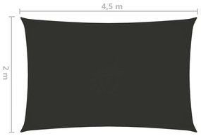 Πανί Σκίασης Ορθογώνιο Ανθρακί 2 x 4,5 μ. από Ύφασμα Oxford - Ανθρακί