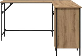 vidaXL Γραφείο Artisan Oak Επεξεργασμένο ξύλο 141 x 141 x 75 εκ
