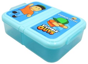 Φαγητοδοχείο Με Χωρίσματα 900ml (17x12.5x5.5) Fisher Price Stumble Guys 577-30262