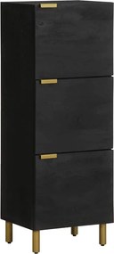 vidaXL Ντουλάπι Μαύρο 40 x 33 x 110 εκ. από Επεξεργασμένο Ξύλο