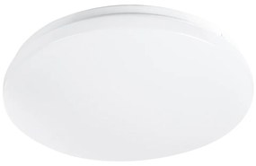 GloboStar® CELANO 61006 LED Πλαφονιέρα Οροφής Στρόγγυλη Φ26 20W 1900lm 120° AC 220-240V Αδιάβροχη IP54 Φ26 x Υ6cm Φυσικό Λευκό 4500K - 3 Χρόνια Εγγύηση