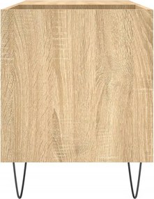 vidaXL Δισκοθήκη Sonoma Δρυς 85 x 38 x 48 εκ. από Επεξεργασμένο Ξύλο
