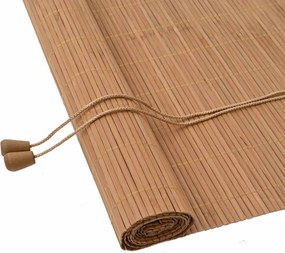 vidaXL Ρόλερ (στόρι) Καφέ 150 x 220 cm Μπαμπού