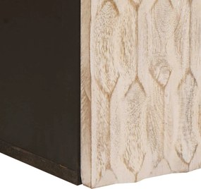 vidaXL Κρεμαστό Ντουλάπι Μπάνιου με ράφι Λευκό 38 x 33 x 48 εκ