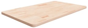 vidaXL Πάγκος Μπάνιου 100x60x2,5 εκ. Ακατέργαστο Μασίφ Ξύλο