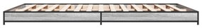 vidaXL Πλαίσιο Κρεβατιού Γκρι Sonoma 120x200 εκ. Επεξ. Ξύλο &amp; Μέταλλο