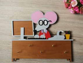 Intra απο ξύλο plywood 3mm-4mm πάχος – Κλειδιά γραφείου 30x30 cm INTRAVECTRY-MY556600